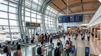 High-throughput transit speed gates